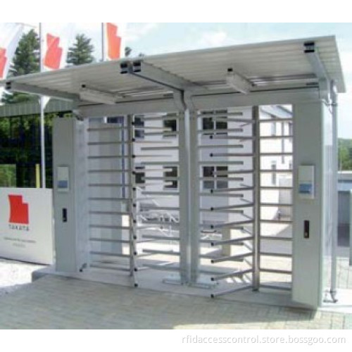 2-Lane Security Full Height Roto-Gate Turnstile (YET-712C)